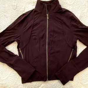 Lulu Define Jacket- Black Cherry 4
